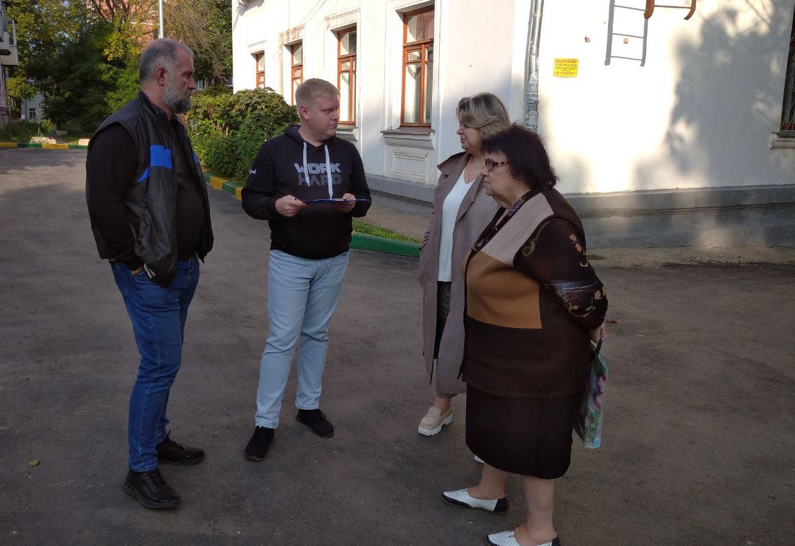 Тульская городская Дума. В округе Ольги Слюсаревой прошла приемка работ по  ФСГС