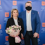 Ольга Слюсарева вручила Почетный знак «За вклад в развитие города Тулы» Виктору Дзюбе