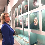Ольга Слюсарева посетила выставку «Ars Вotanica»