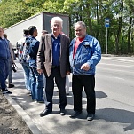 Валерий Новиков и Андрей Павловский приняли участие в приемке дорог