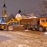 За праздники с улиц Тулы вывезли более 5 тыс. куб. м снега