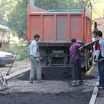 Завершается ремонт дворов в поселке Менделеевском и Скуратове