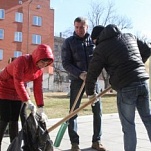 Депутаты и аппарат Тульской городской Думы приняли участие в субботнике