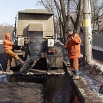 На улицах Тулы идет ямочный ремонт