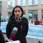 Депутат Наталья Суханова приняла участие в митинге памяти жертв ДТП