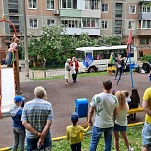 В Пролетарском округе прошел праздник двора к Дню соседей