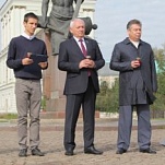 Мэр Тулы принял участие в митинге, посвященном Дню солидарности в борьбе с терроризмом