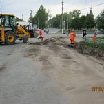 Ремонт дорог и тротуаров в Туле продолжается