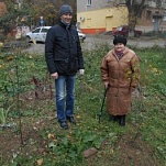 Сергей Кузнецов помог тулякам озеленить двор