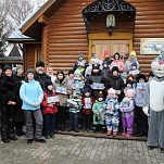 Павел Астафьев посетил новогодний праздник в Михалково